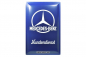 Preview: Blechschild "Mercedes Benz Kundendienst" - 20 x 15cm